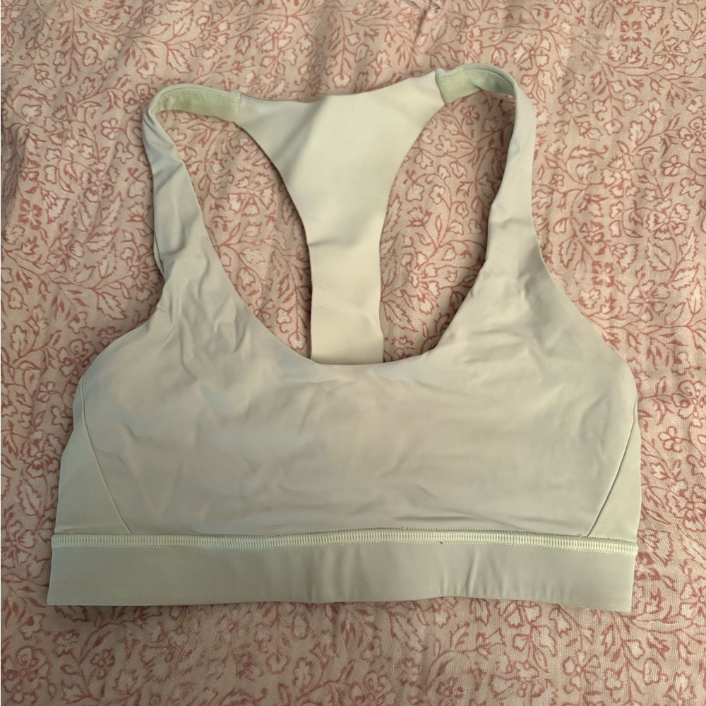 Women's Light Green Sports Bra